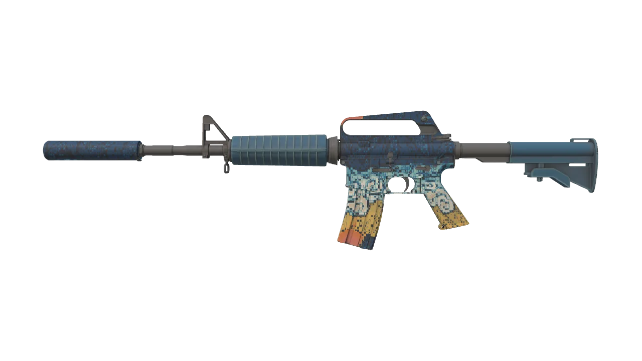 M4A1-S | Solitude seed #800, front