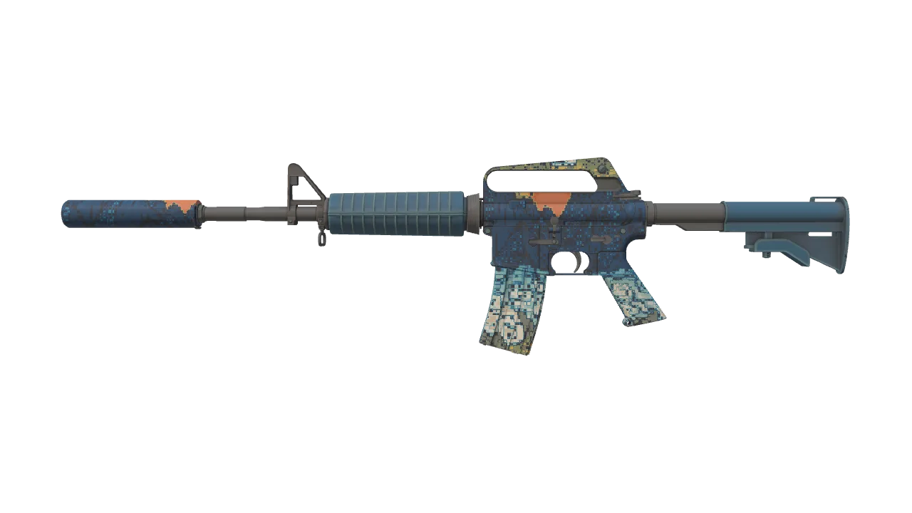 M4A1-S | Solitude seed #804, front