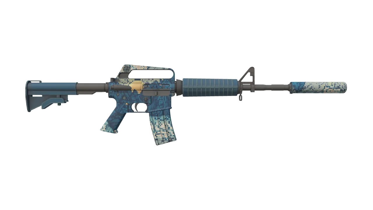 M4A1-S | Solitude seed #808, back