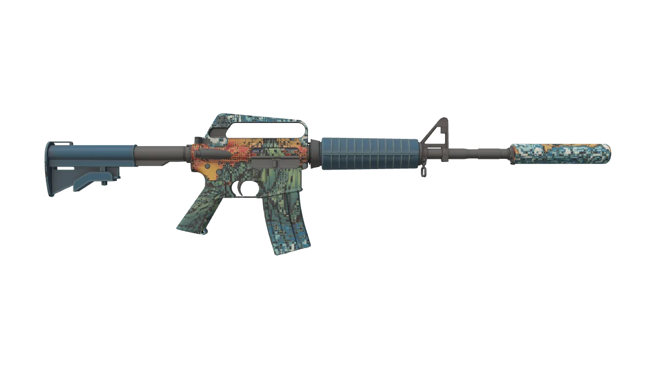 M4A1-S | Solitude seed #809, back