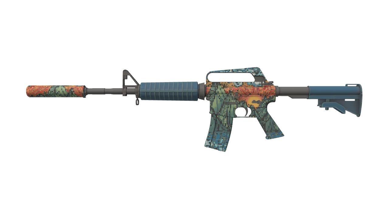 M4A1-S | Solitude seed #809, front