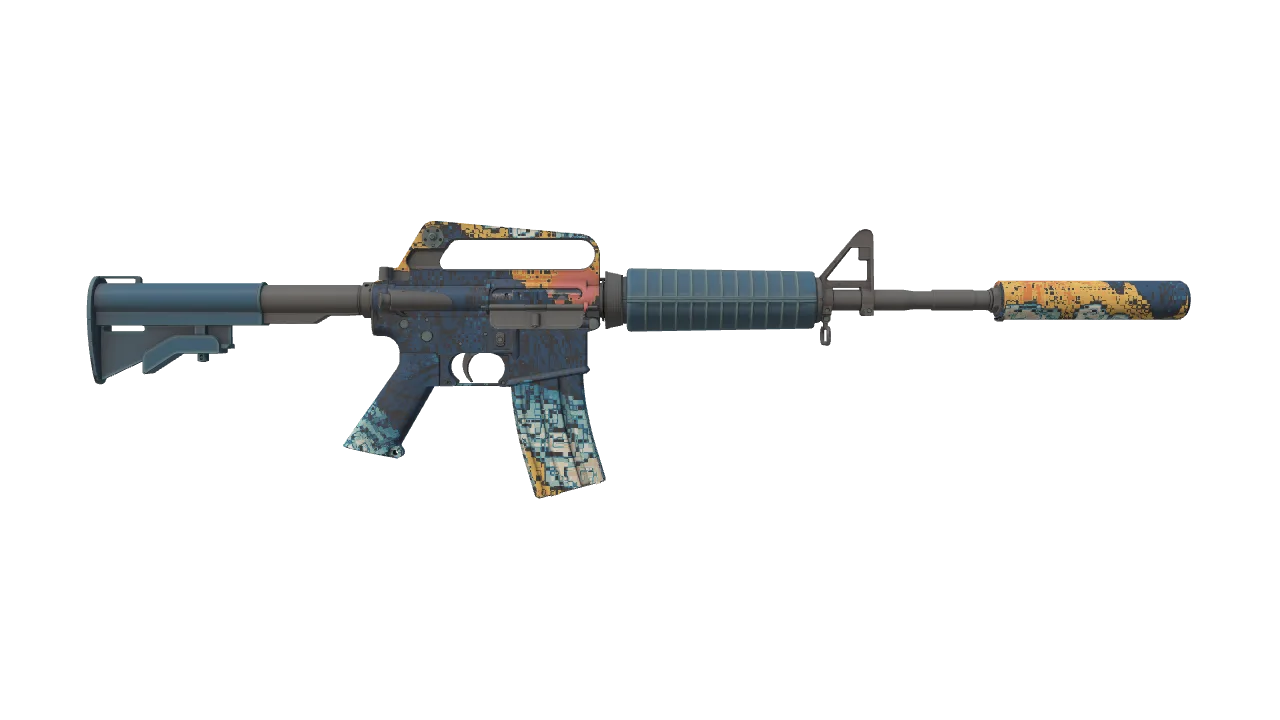 M4A1-S | Solitude seed #810, back