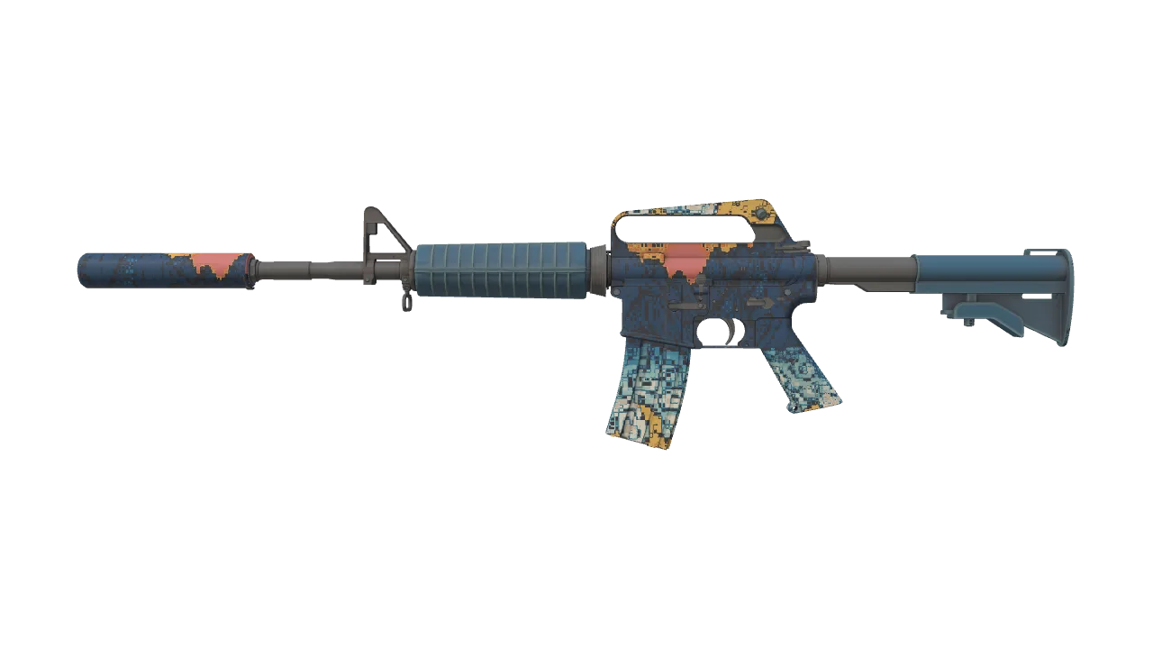 M4A1-S | Solitude seed #810, front
