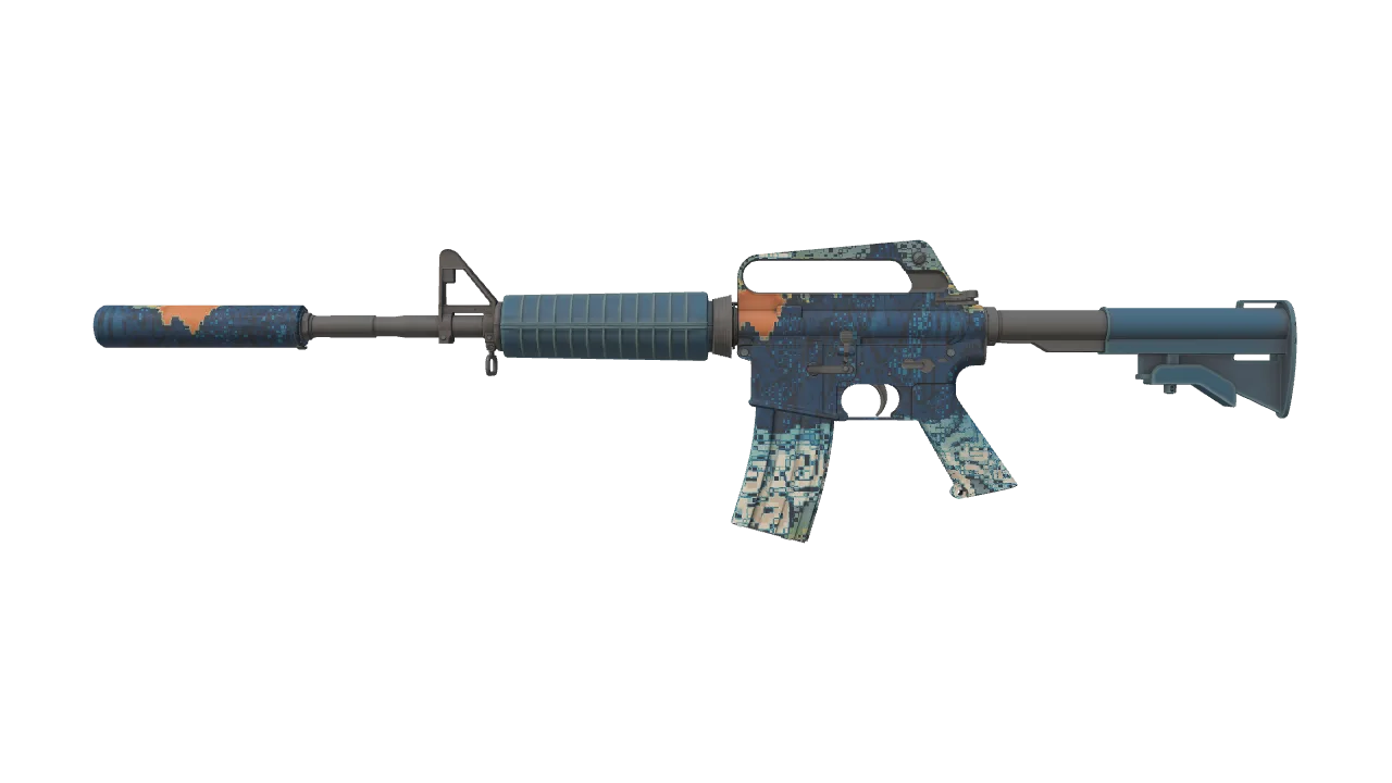 M4A1-S | Solitude seed #811, front