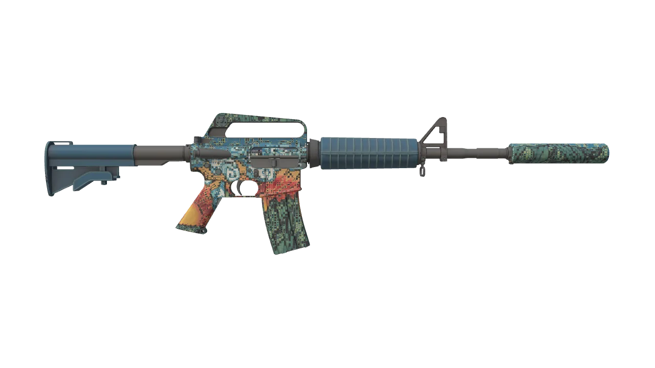 M4A1-S | Solitude seed #812, back