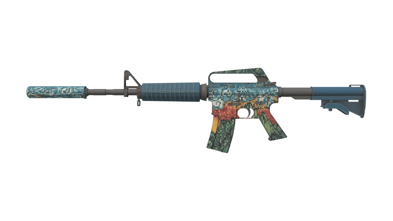 M4A1-S | Solitude seed #812, front