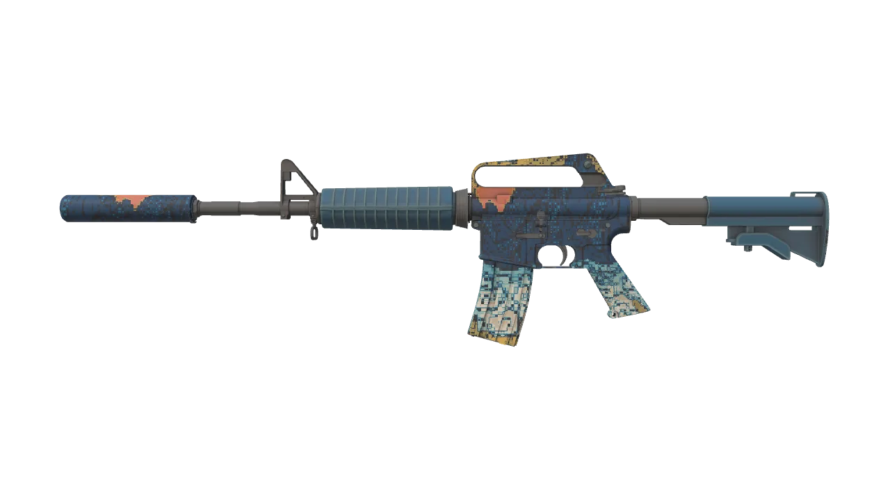 M4A1-S | Solitude seed #816, front