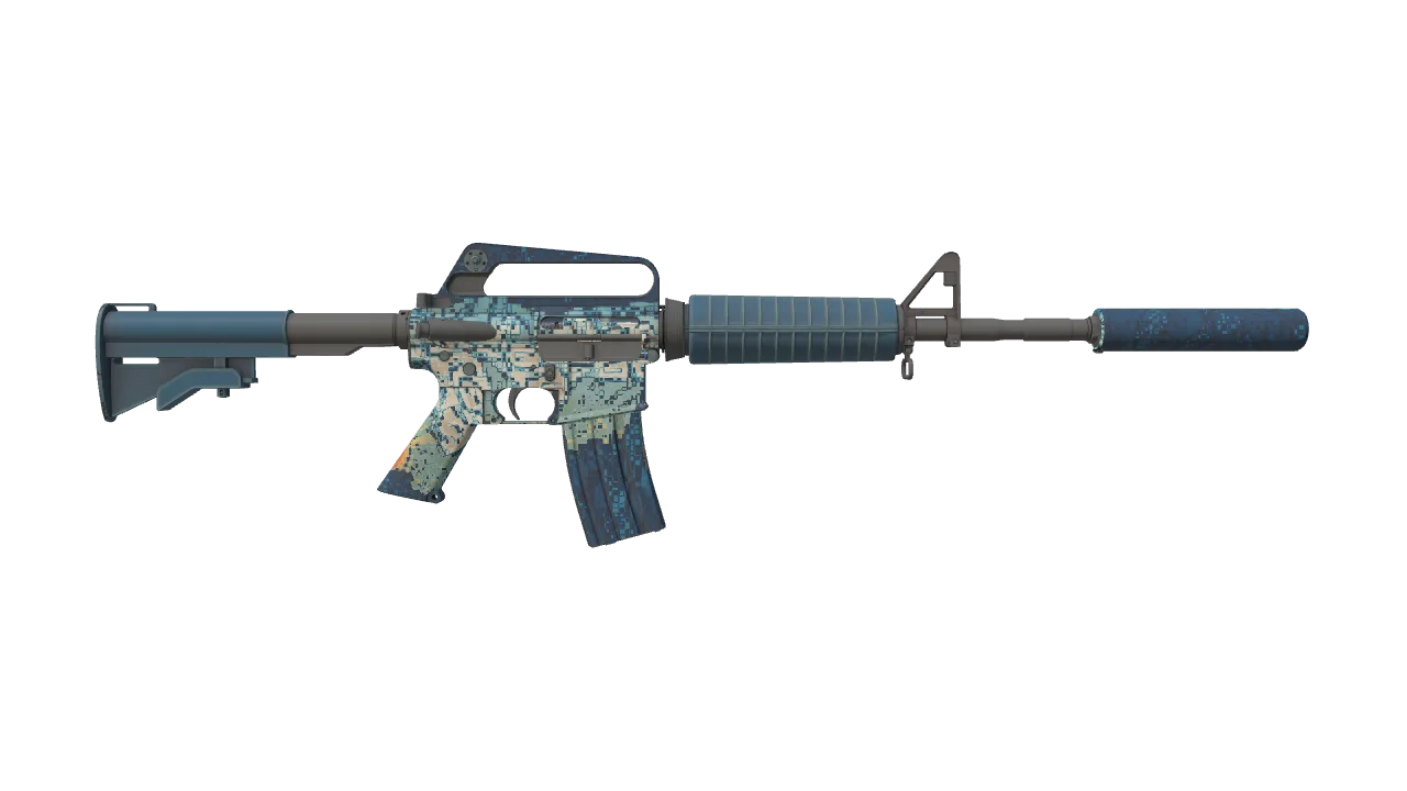 M4A1-S | Solitude seed #817, back