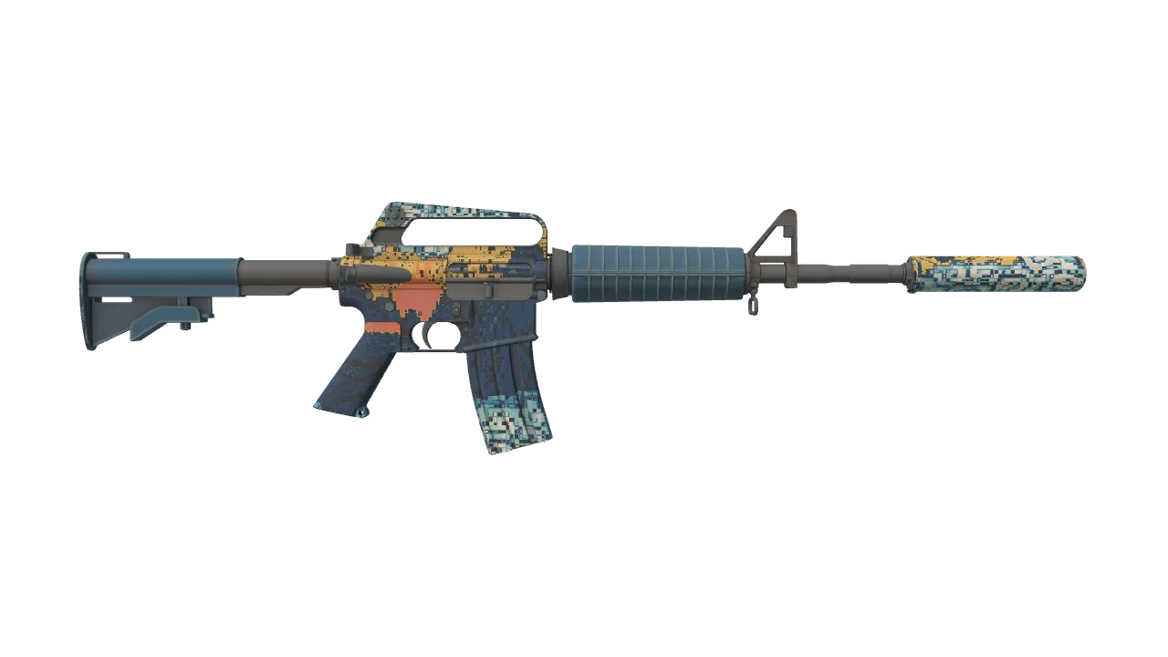 M4A1-S | Solitude seed #819, back