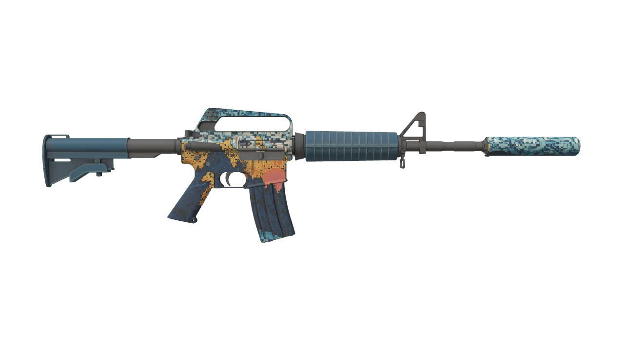M4A1-S | Solitude seed #82, back