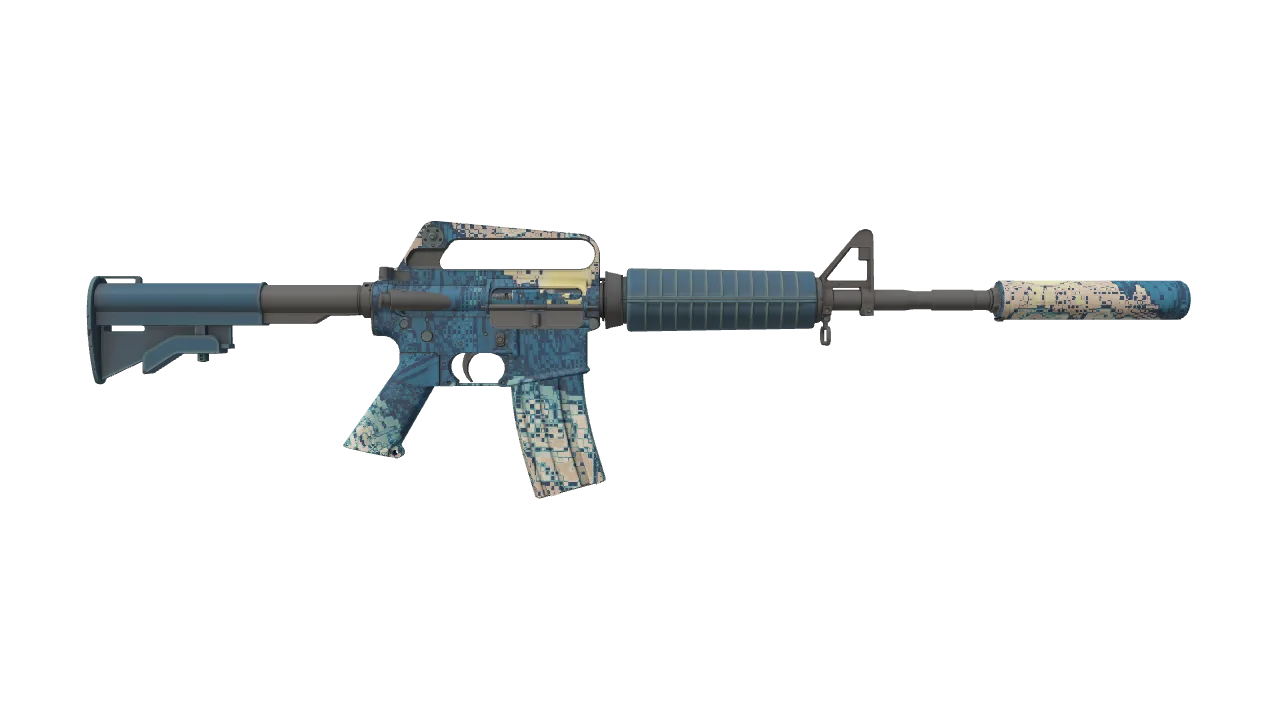 M4A1-S | Solitude seed #820, back
