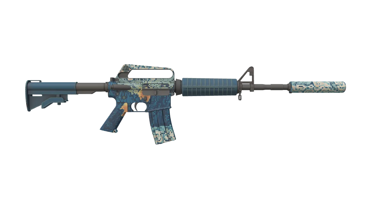 M4A1-S | Solitude seed #822, back