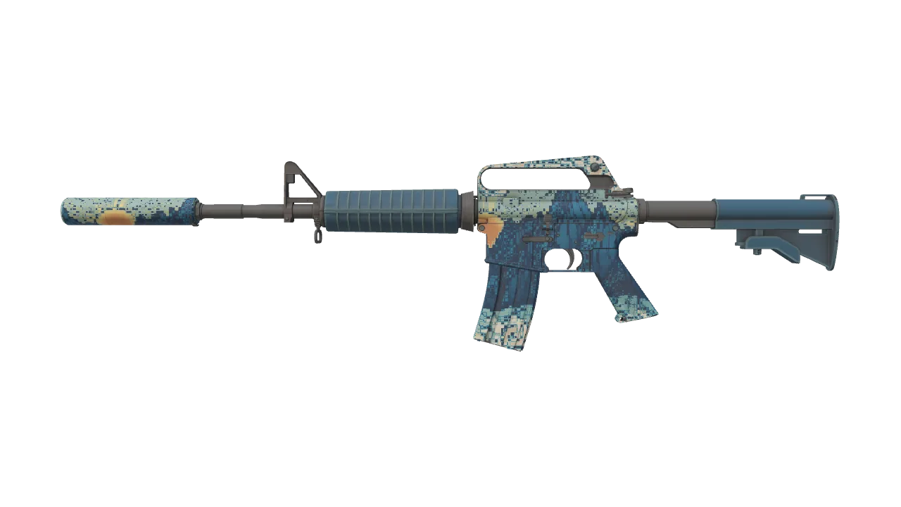 M4A1-S | Solitude seed #822, front