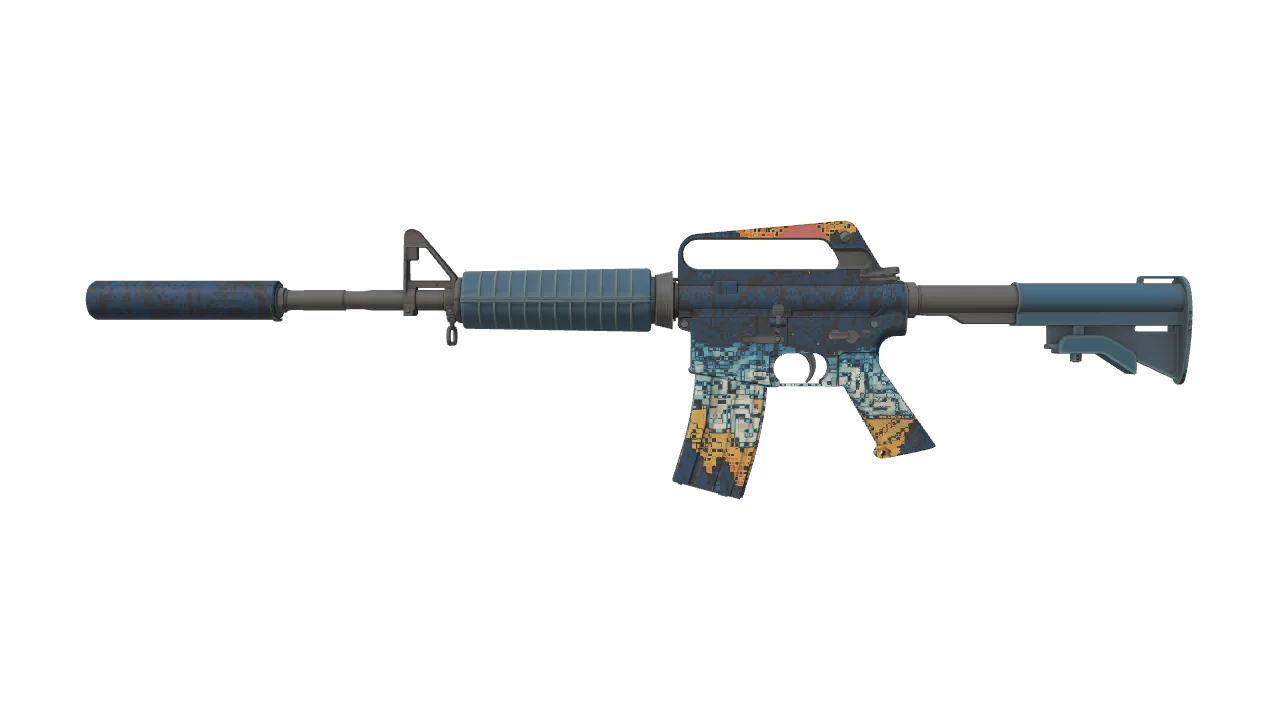 M4A1-S | Solitude seed #823, front