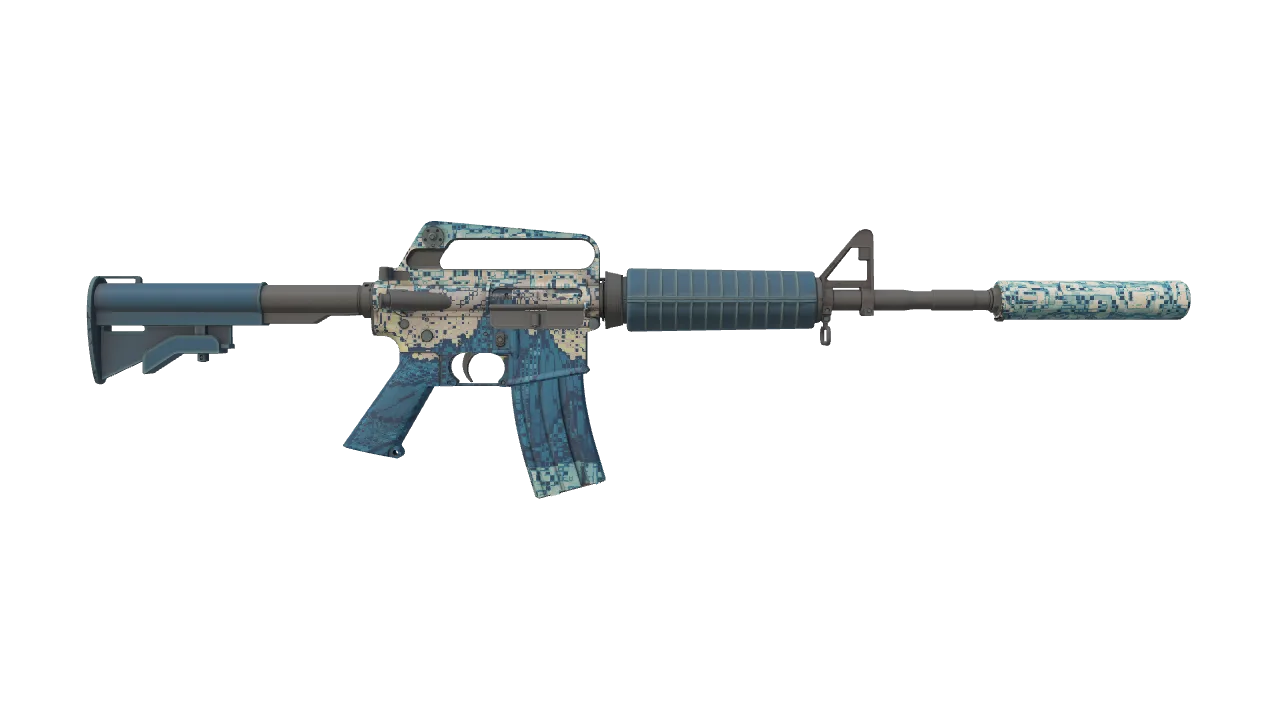 M4A1-S | Solitude seed #826, back