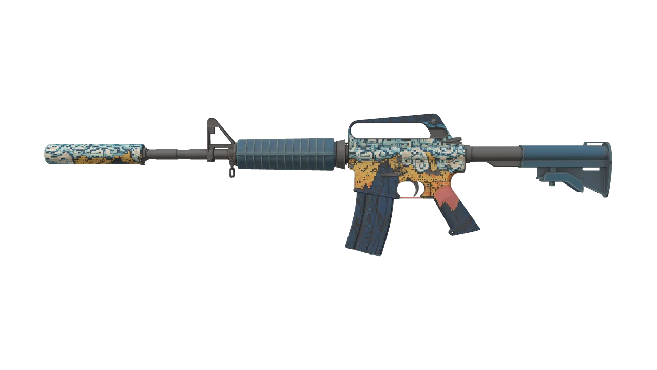 M4A1-S | Solitude seed #828, front