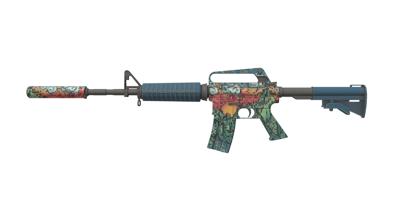 M4A1-S | Solitude seed #832, front