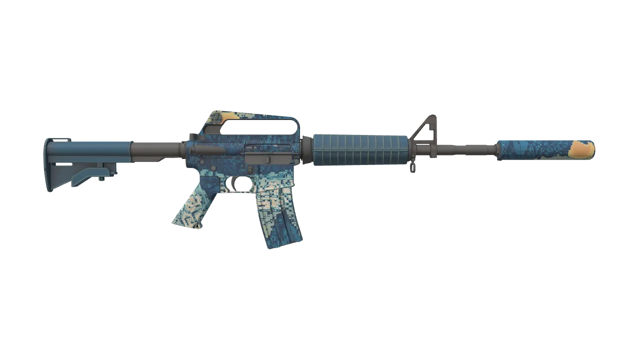 M4A1-S | Solitude seed #836, back