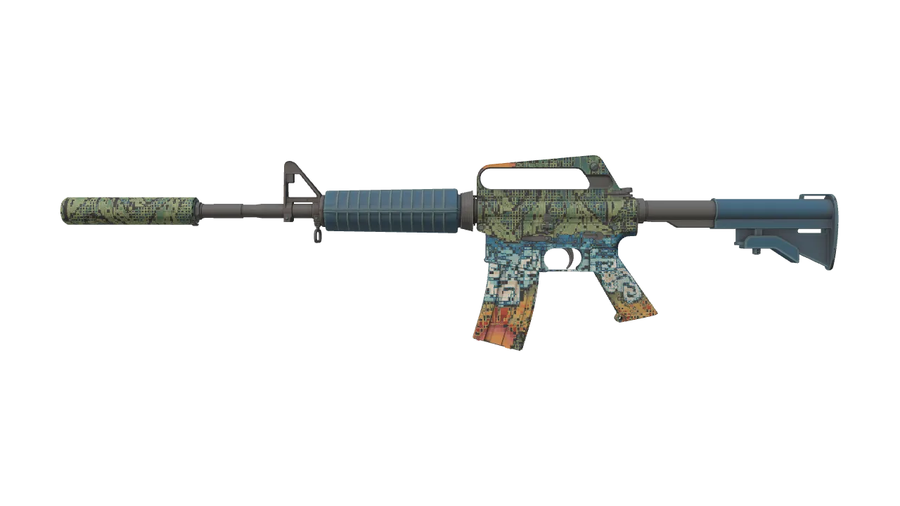 M4A1-S | Solitude seed #837, front