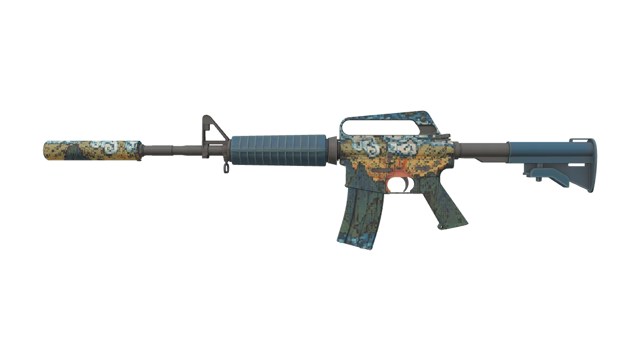 M4A1-S | Solitude seed #838, front