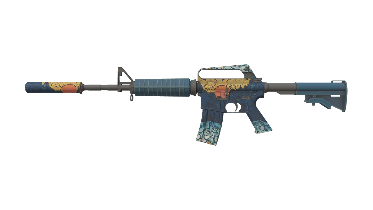 M4A1-S | Solitude seed #839, front