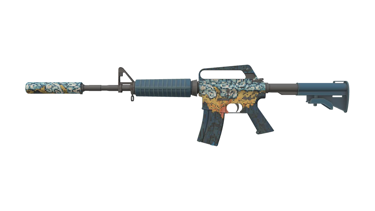 M4A1-S | Solitude seed #844, front