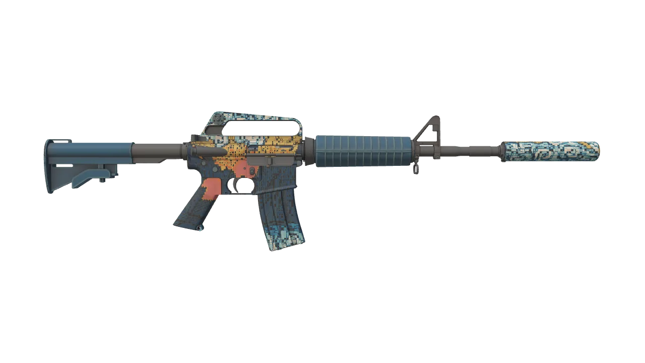 M4A1-S | Solitude seed #847, back