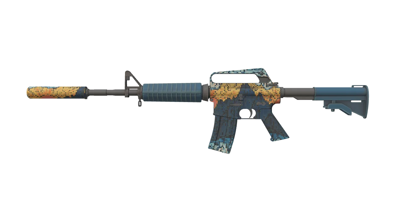 M4A1-S | Solitude seed #847, front