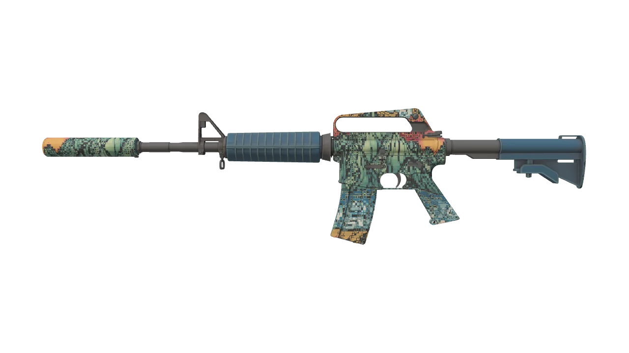 M4A1-S | Solitude seed #852, front