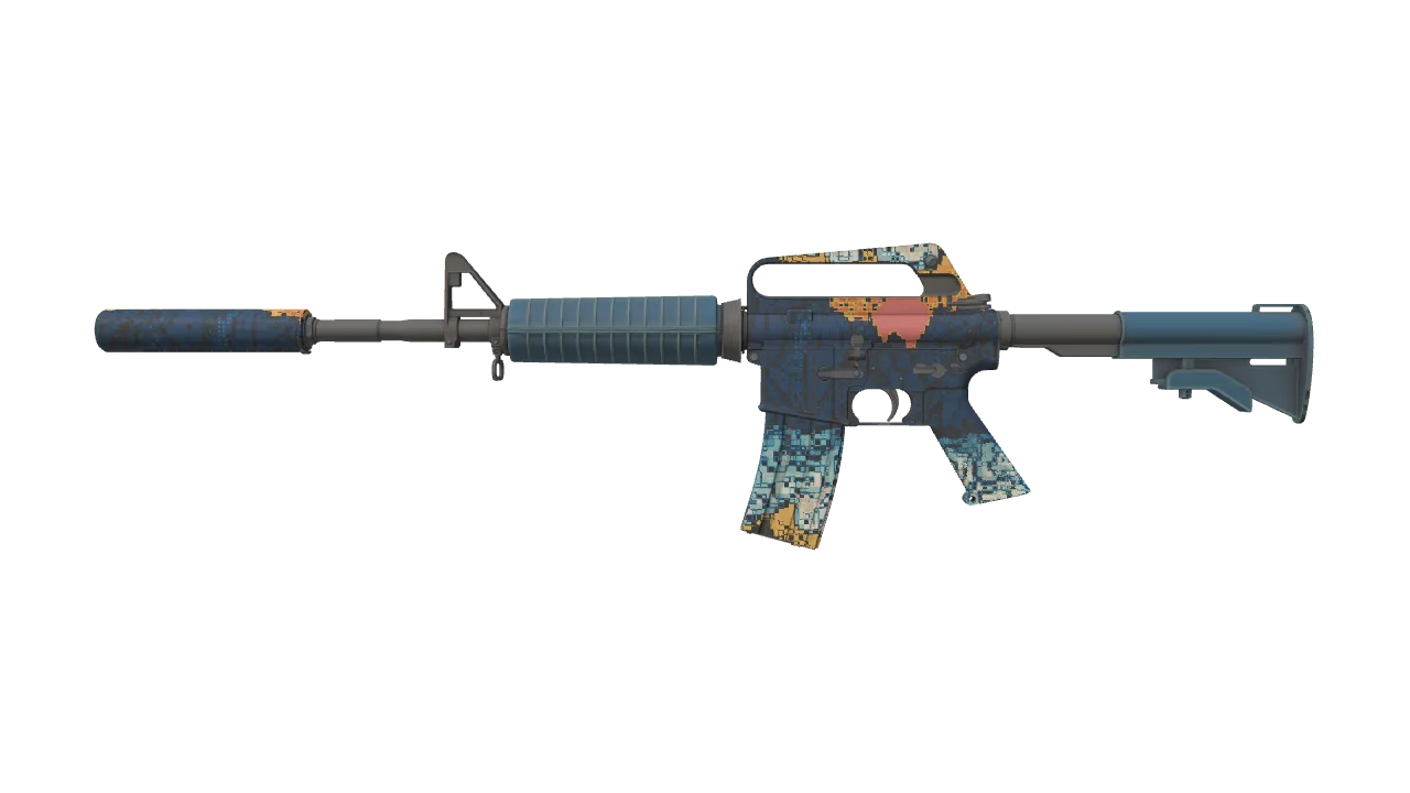M4A1-S | Solitude seed #853, front