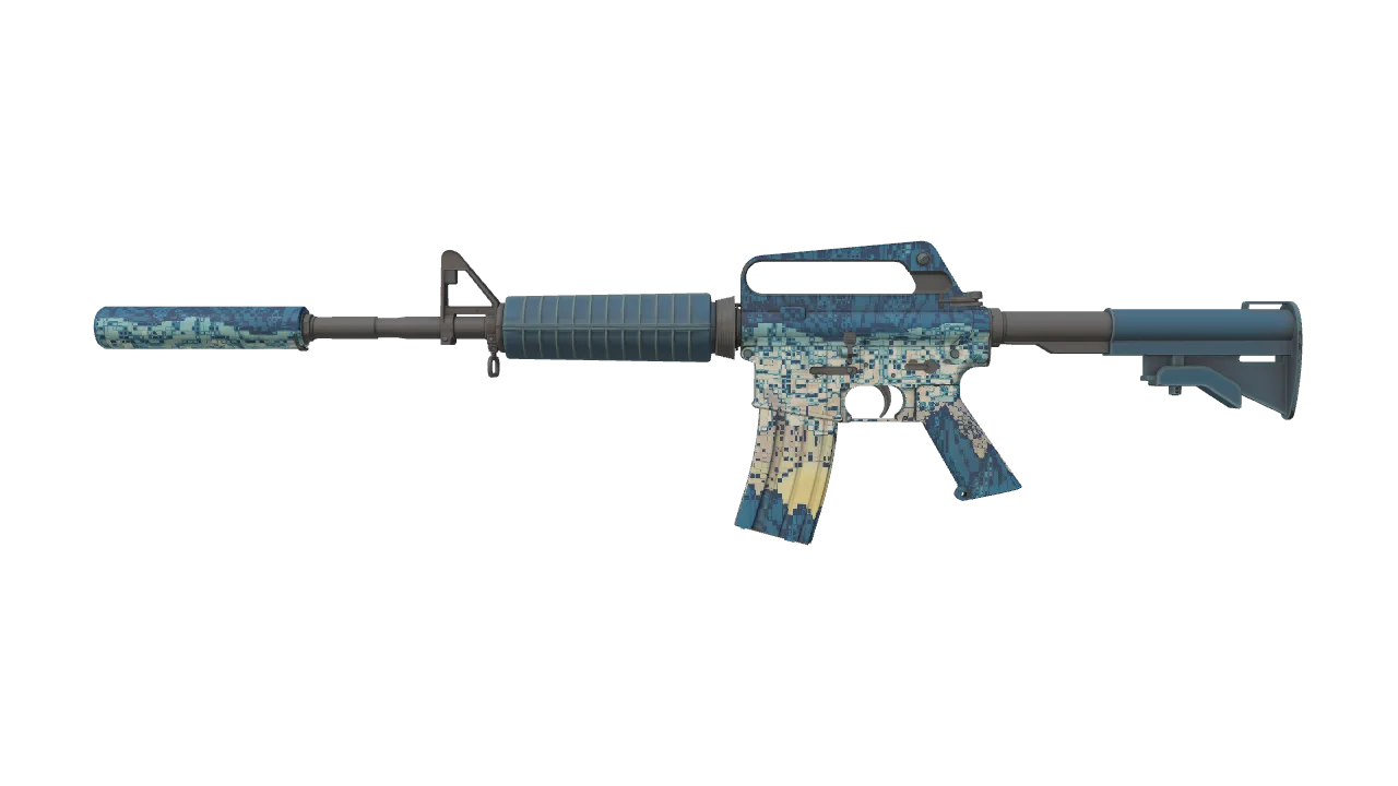M4A1-S | Solitude seed #857, front