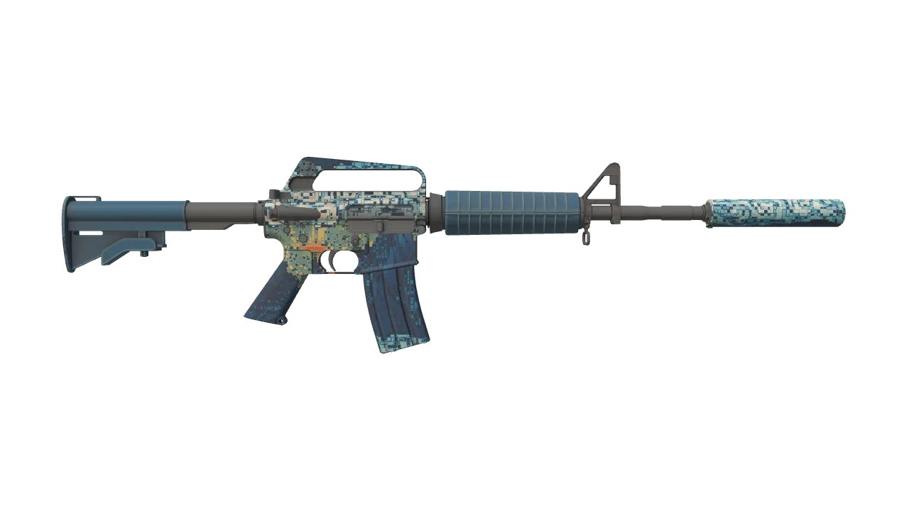 M4A1-S | Solitude seed #86, back