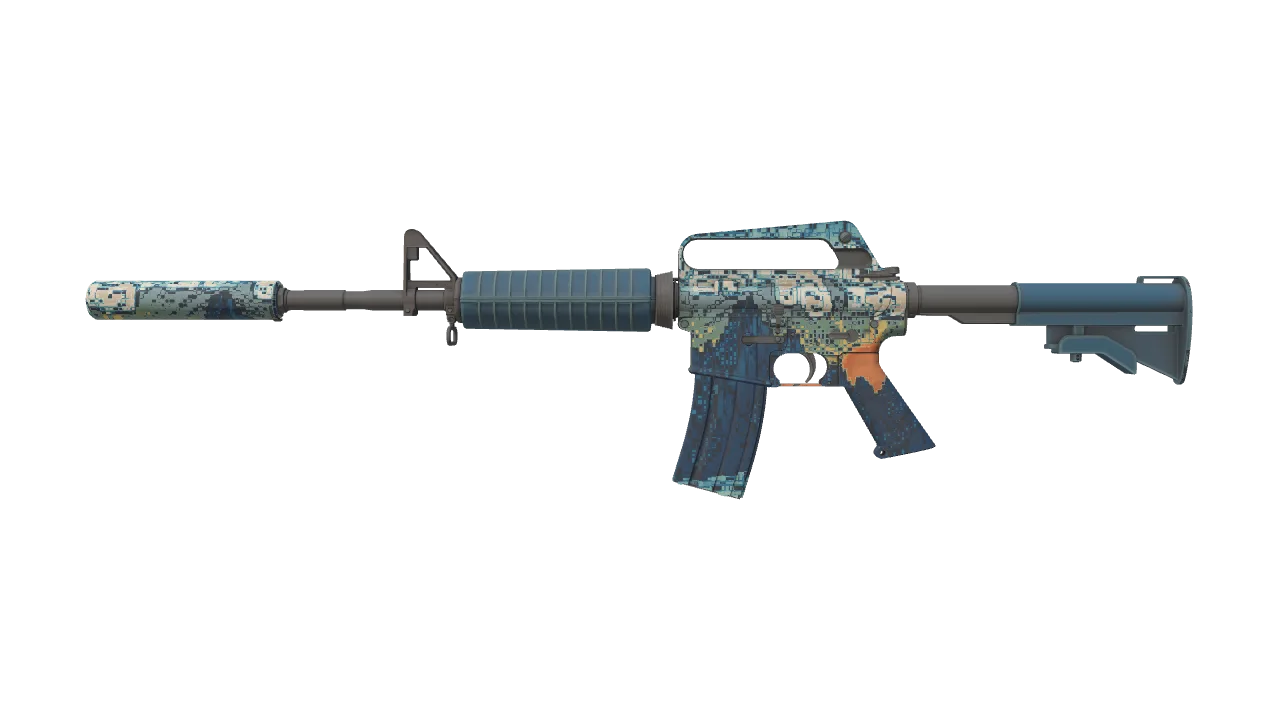 M4A1-S | Solitude seed #86, front