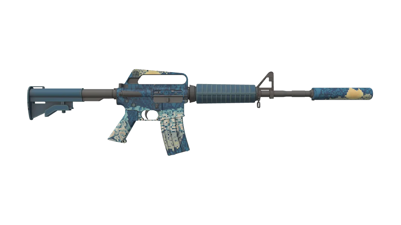 M4A1-S | Solitude seed #860, back