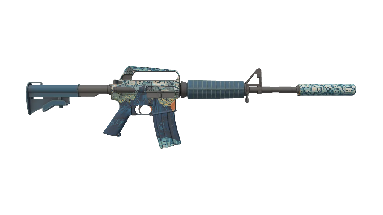 M4A1-S | Solitude seed #862, back