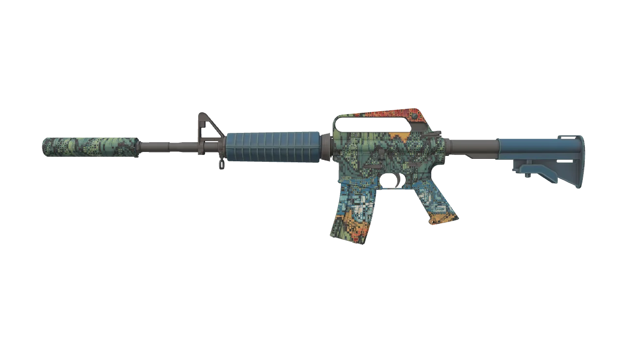 M4A1-S | Solitude seed #865, front