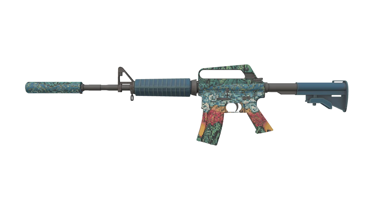 M4A1-S | Solitude seed #866, front