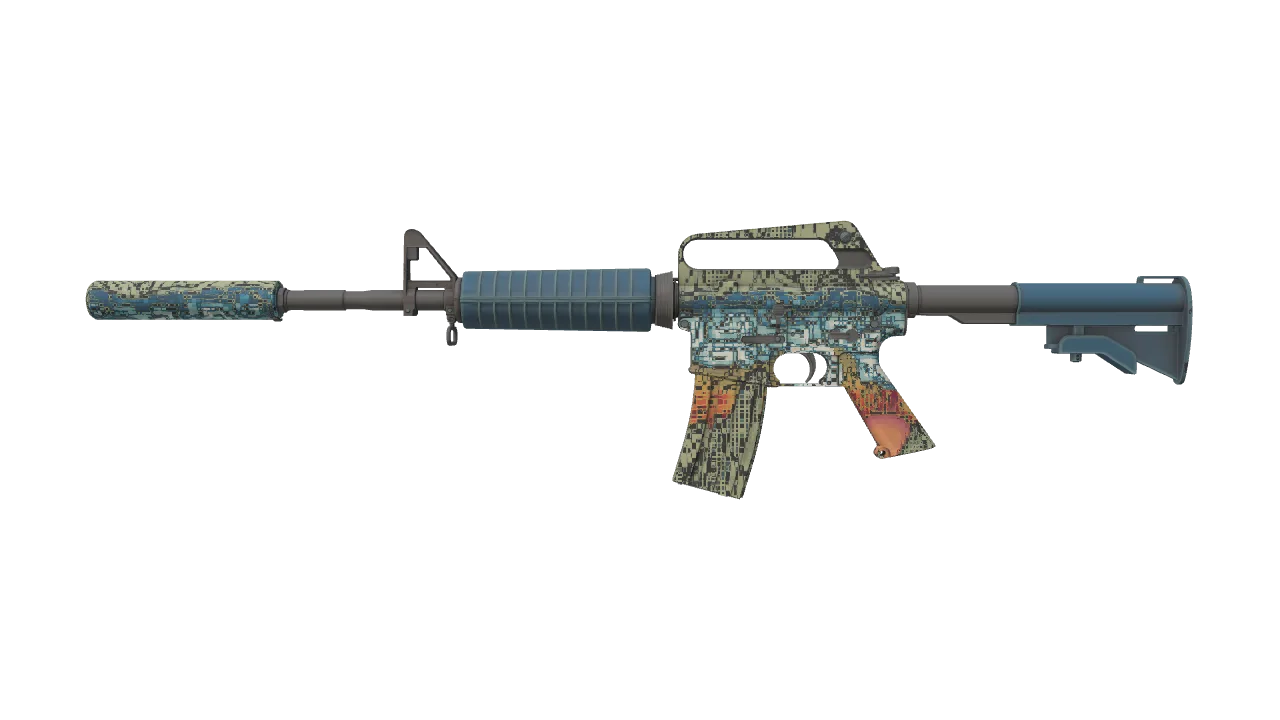 M4A1-S | Solitude seed #867, front