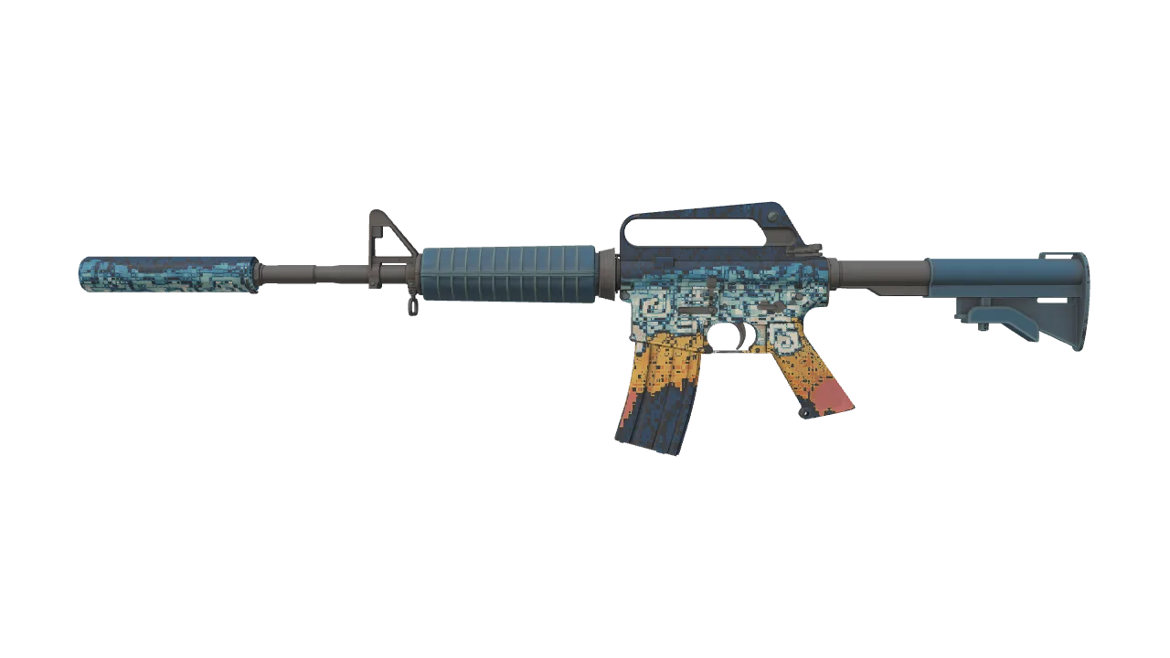 M4A1-S | Solitude seed #869, front
