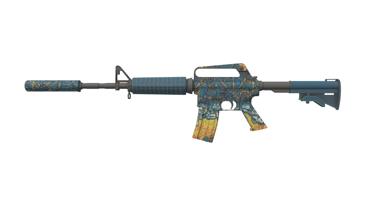 M4A1-S | Solitude seed #871, front