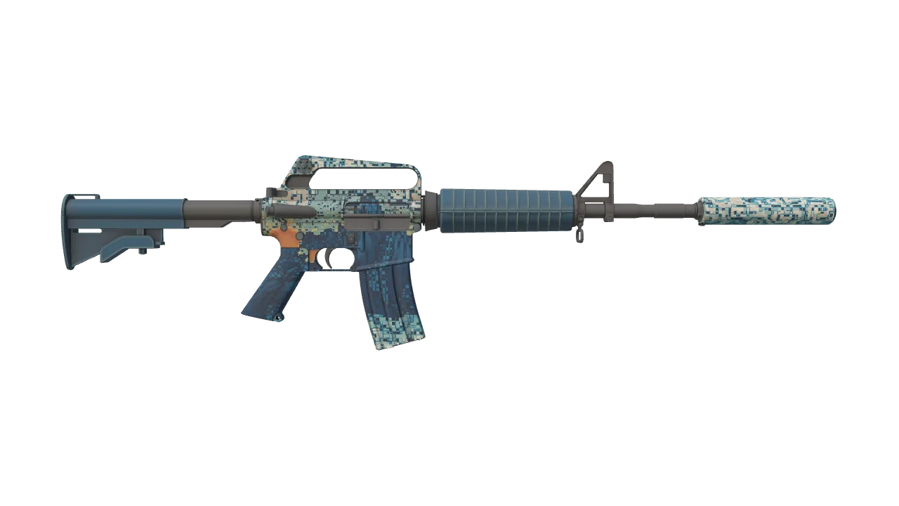 M4A1-S | Solitude seed #873, back