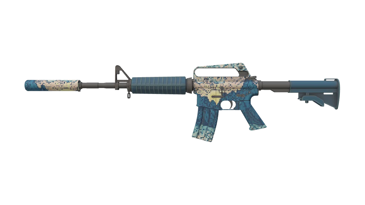 M4A1-S | Solitude seed #876, front