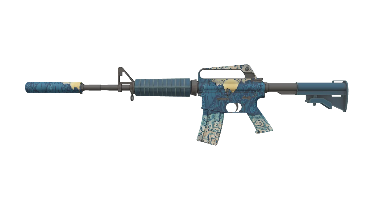 M4A1-S | Solitude seed #878, front