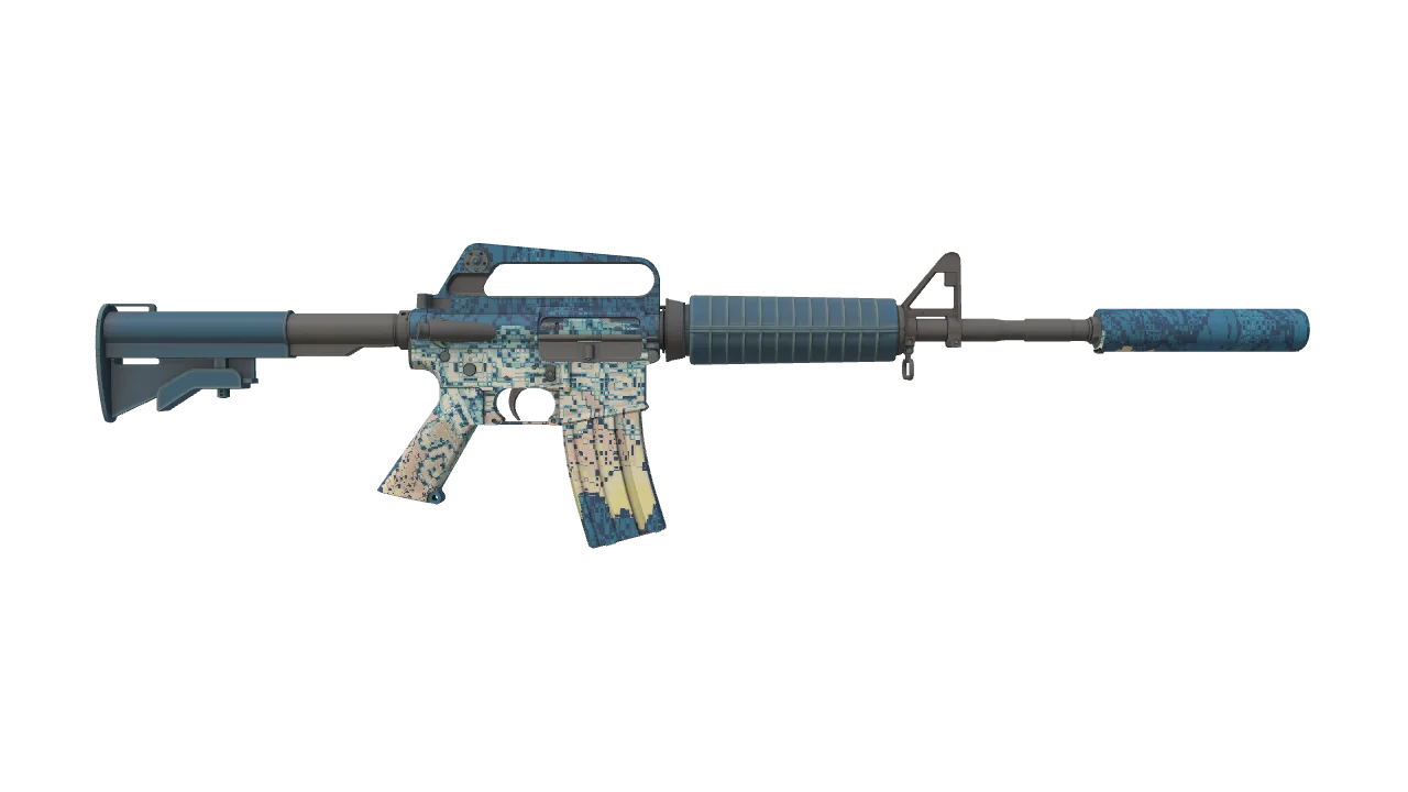 M4A1-S | Solitude seed #880, back