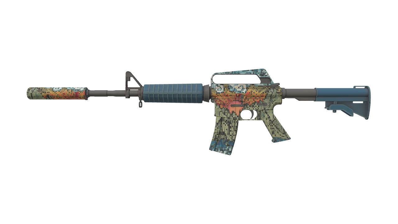 M4A1-S | Solitude seed #883, front