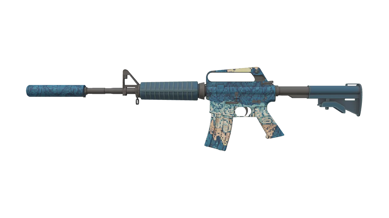 M4A1-S | Solitude seed #885, front