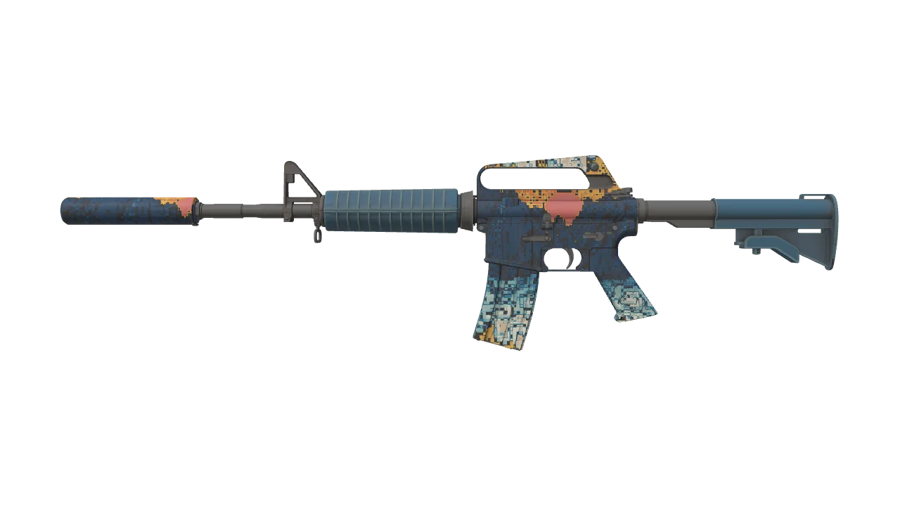 M4A1-S | Solitude seed #887, front