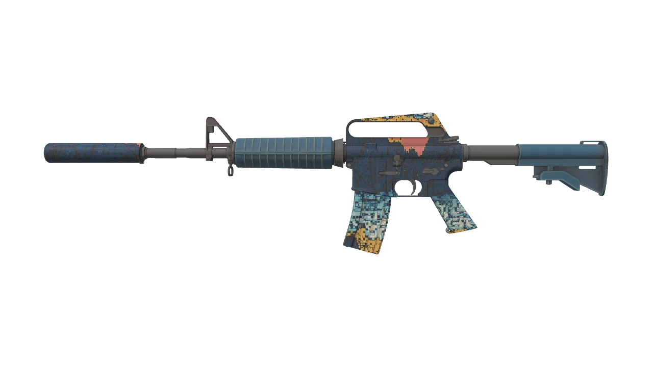 M4A1-S | Solitude seed #889, front