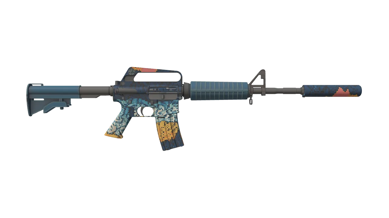 M4A1-S | Solitude seed #89, back