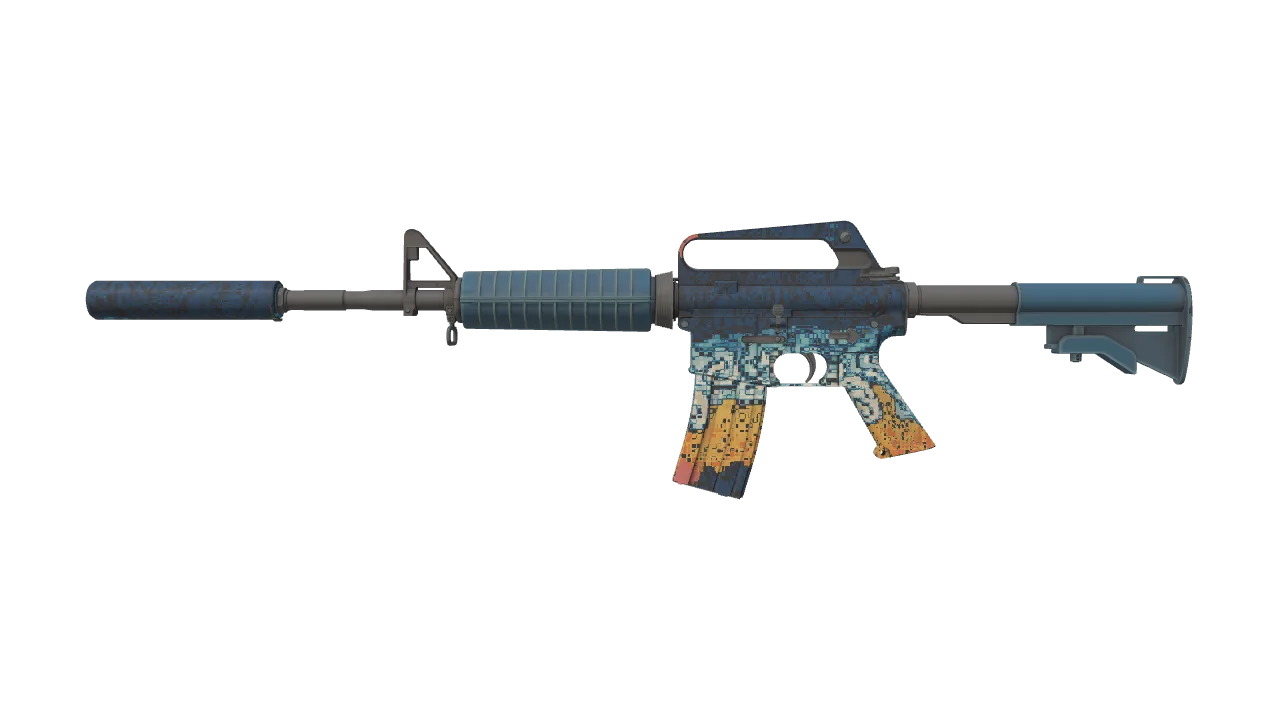 M4A1-S | Solitude seed #89, front